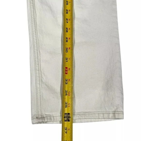 Abercrombie & Fitch Women's Ultra High Rise Ankle Straight Jeans Sz 32/14 Short - Picture 16 of 16